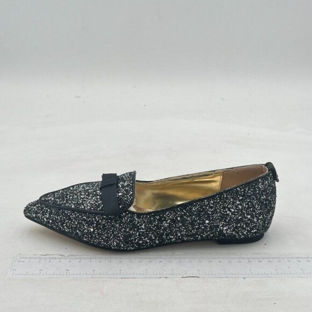 Bow-Knot Ballet Flats for Women Pointed Toe Loafers Slip-On Gradient